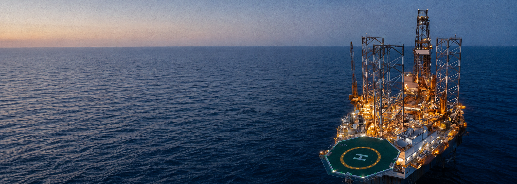 Oil, gas and energy professionals on site